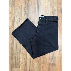 Universal Thread Black Wide Leg Jeans High Rise Size 14 Stretch Casual
